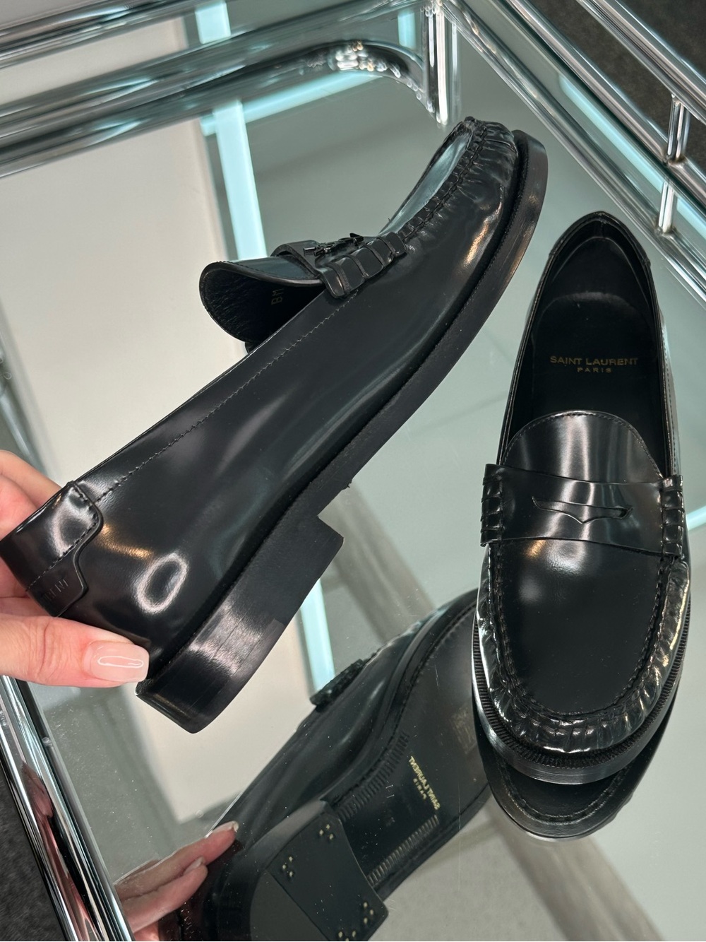 Saint Laurent Magnum Lux Loafer Moccasins - Picture 5 of 12